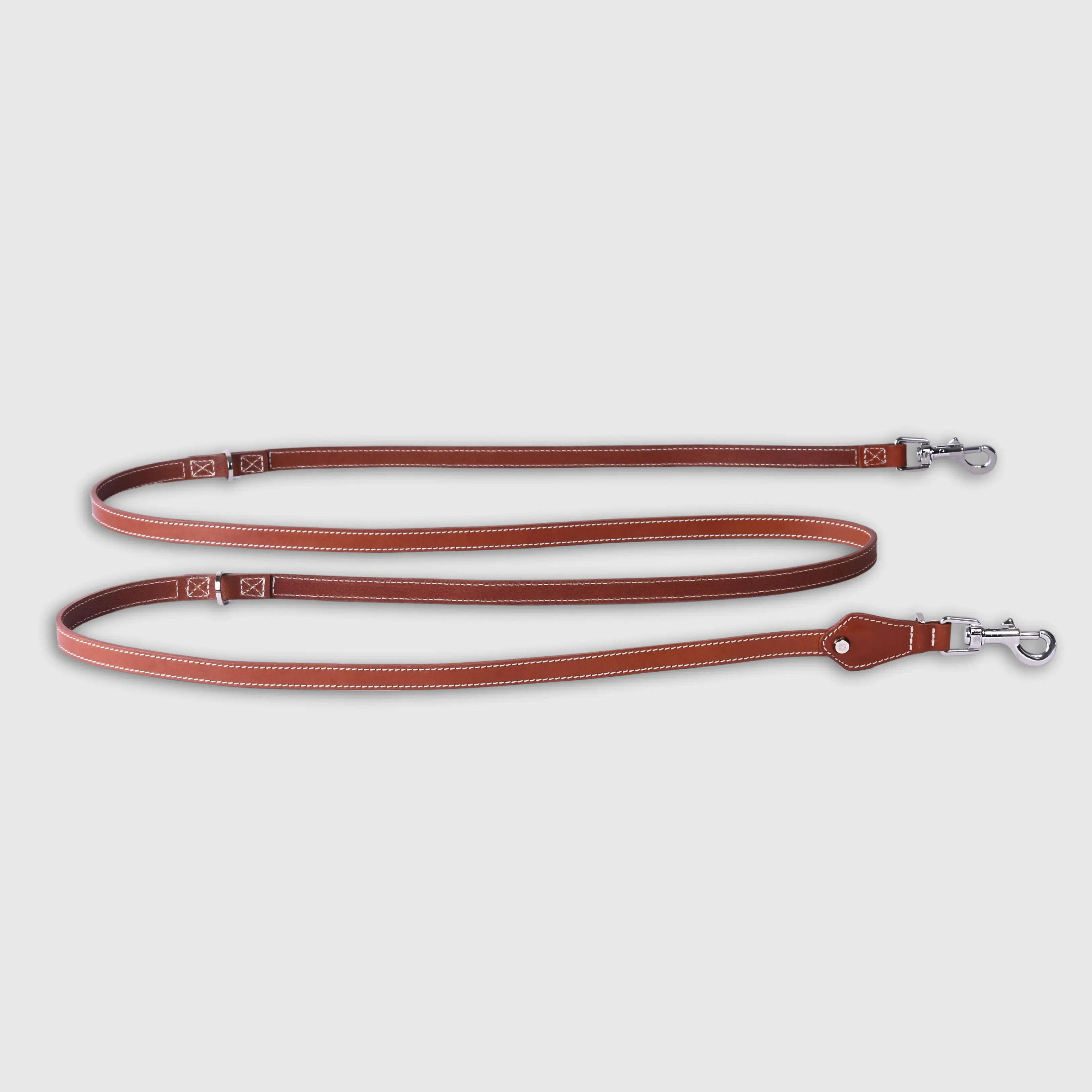 Pattmond Handcrafted leather dog leash (adjustable length)